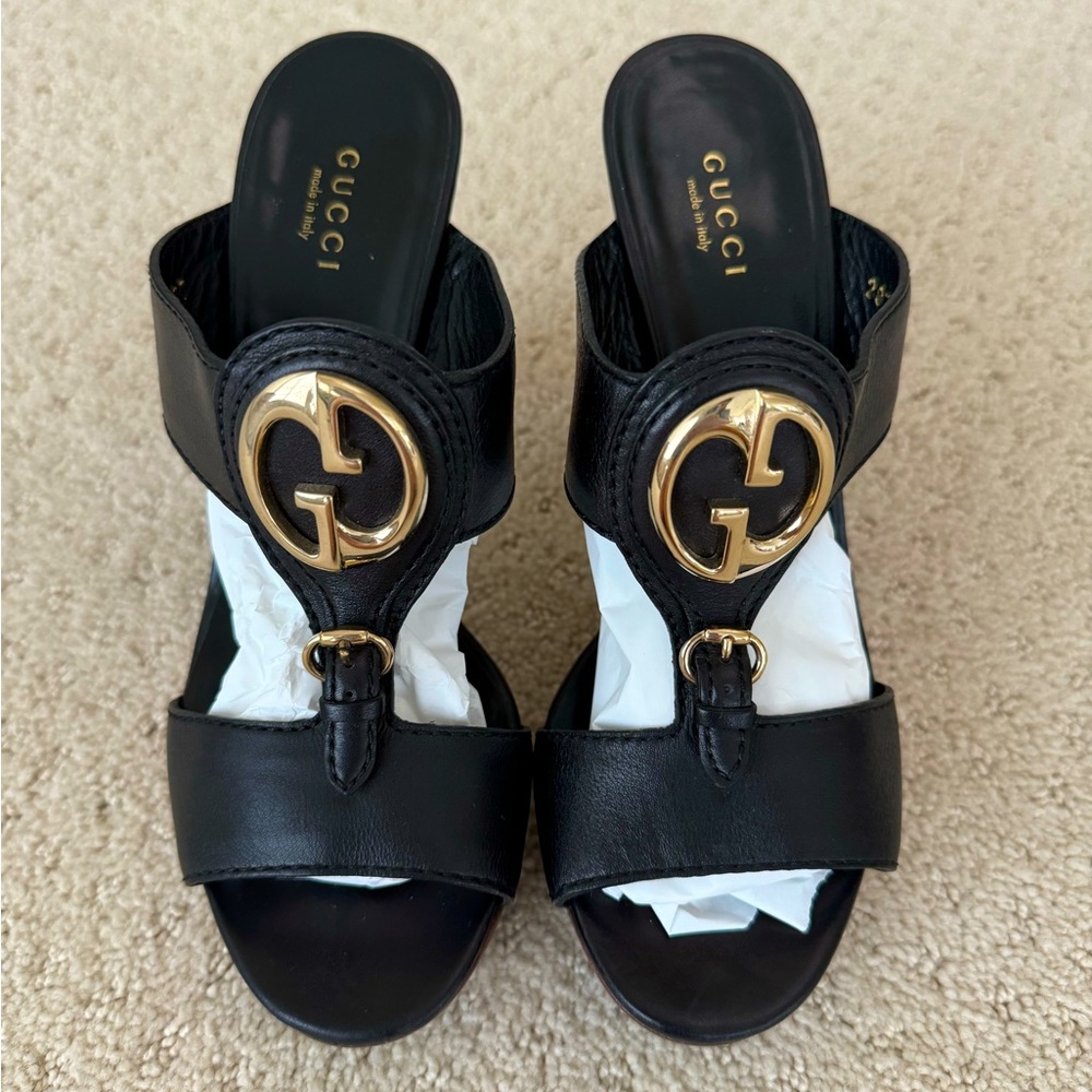 Gucci Heels Sandals Size 37